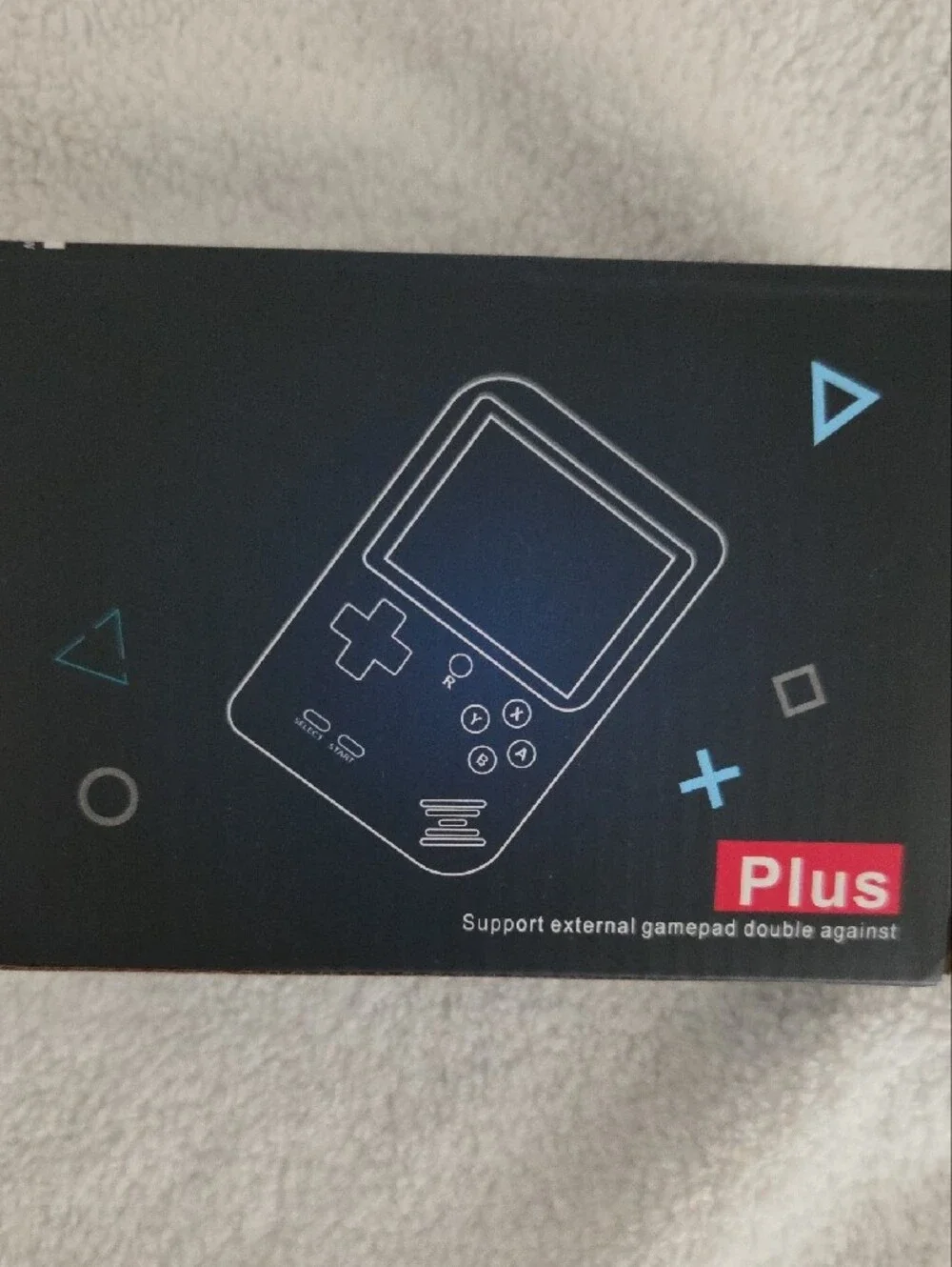 Portable Handheld Game Console - Black Slim Design